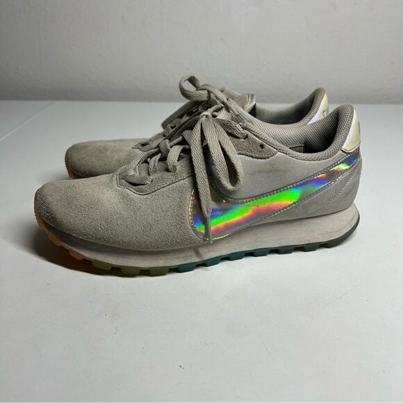 Women's NIKE 'Prelove OX Rainbow' Size 8 US Runners Beige - Picture 2 of 14